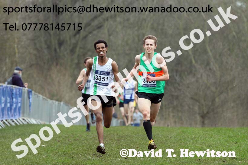 Mens under-17s Inter Counties Cross Country, Prestwold Hall, Loughborough. Photo: David T. Hewitson/Sports for All Pics